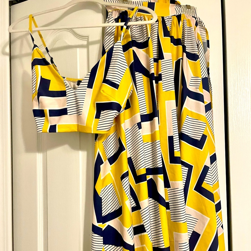 2 piece African skirt outfit